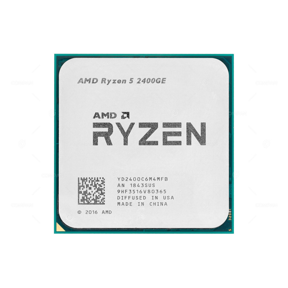 YD2400C6M4MFB AMD RYZEN 5 2400GE 3.20 GHZ 4CORE 4MB CACHE 35W SOCKET AM4